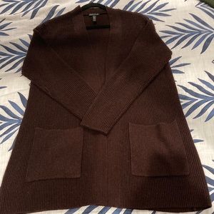 Eileen Fisher Casis Pocket Front Open Long Cardigan